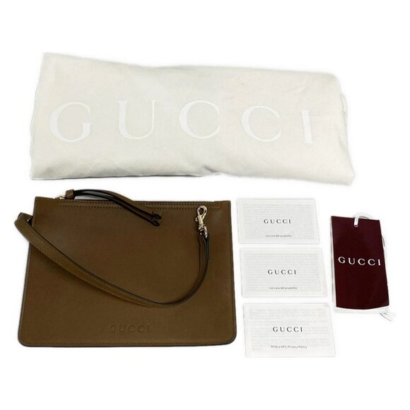 Auth GUCCI Micro GG 815923 Brown Suede Leather - Shoulder Bag - Picture 3 of 16